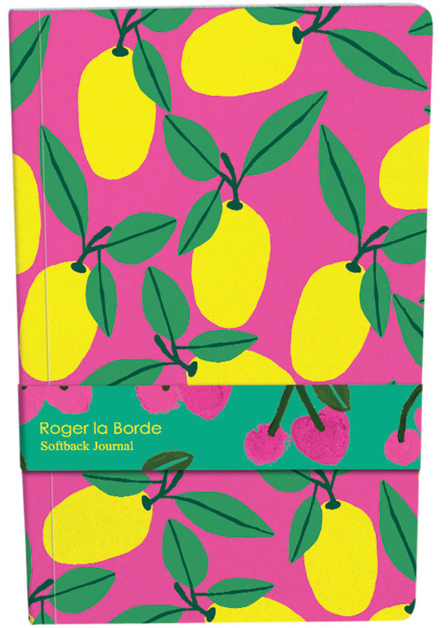 Roger la Borde Cute Fruit A5 Softback Journal featuring artwork by Anne Bentley