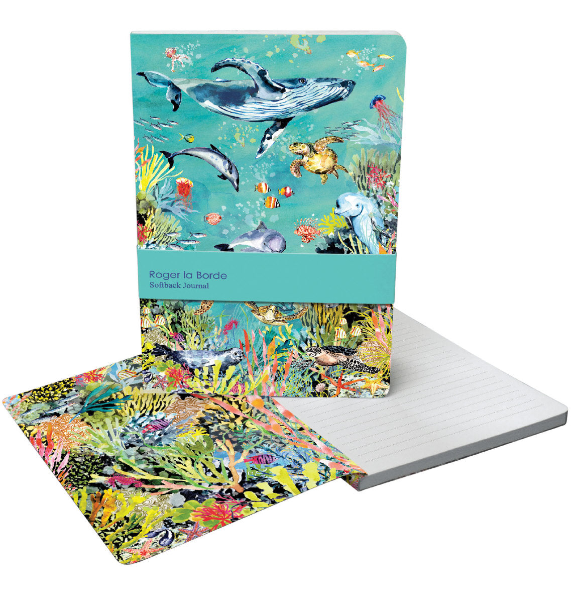 Roger la Borde Oceania A5 Softback Journal featuring artwork by Fay Ford