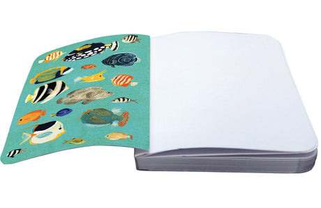 Roger la Borde Whale Song Pocket Notebook featuring artwork by Katherine Quinn