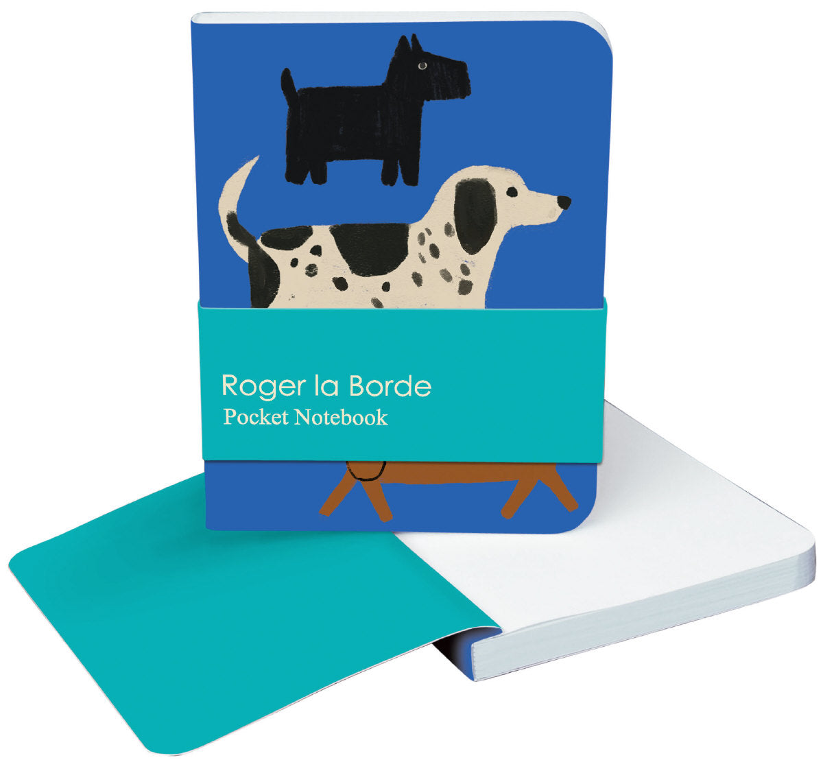 Roger la Borde Shaggy Dogs Pocket Notebook featuring artwork by Anne Bentley