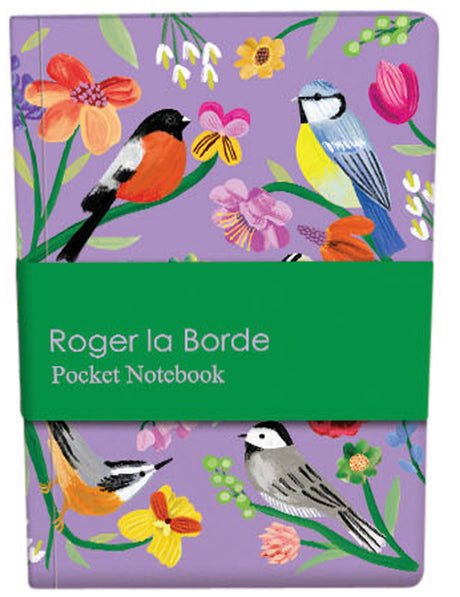 Roger la Borde Birdhaven Pocket Notebook featuring artwork by Katie Vernon