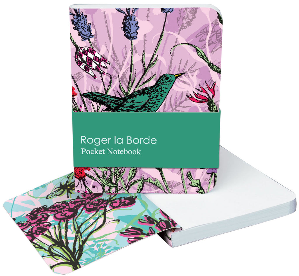 Roger la Borde Woodland Journal Pocket Notebook featuring artwork by MCS