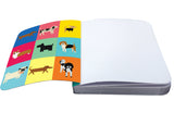 Roger la Borde Prize Pooches Pocket Notebook featuring artwork by Anne Bentley
