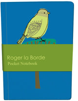 Roger la Borde Modern Birds Pocket Notebook featuring artwork by Repeat Repeat