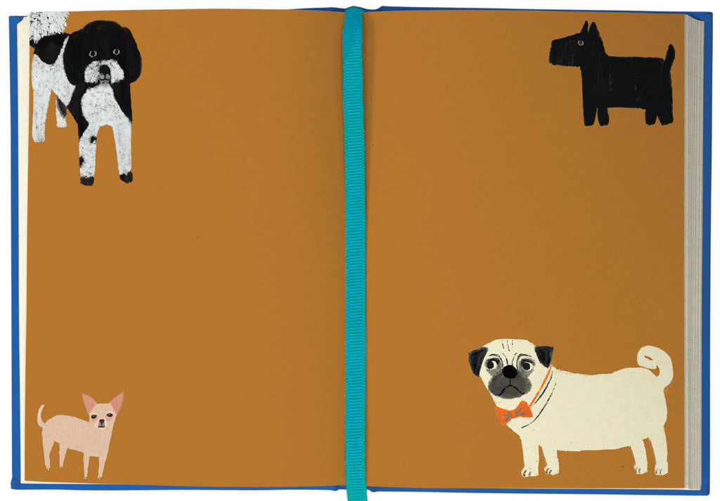 Roger la Borde Shaggy Dogs Illustrated Journal featuring artwork by Anne Bentley