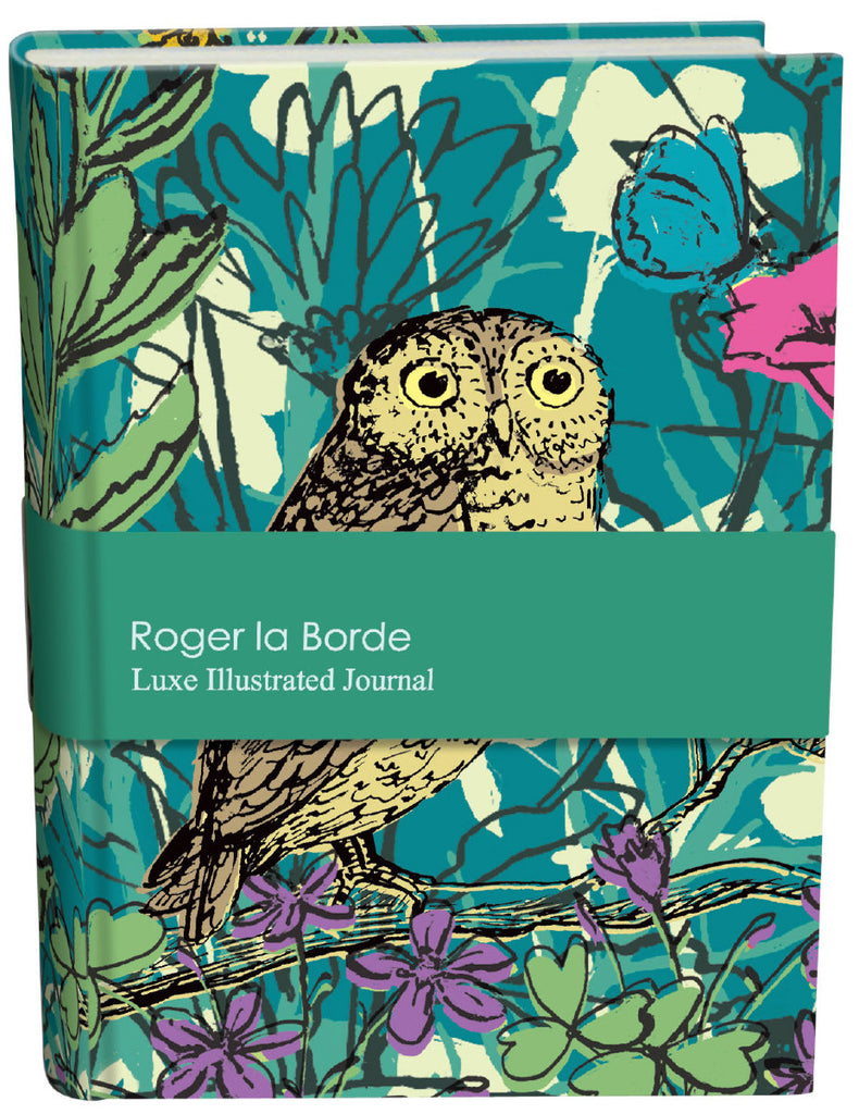 Roger la Borde Woodland Journal Illustrated Journal featuring artwork by Roger la Borde