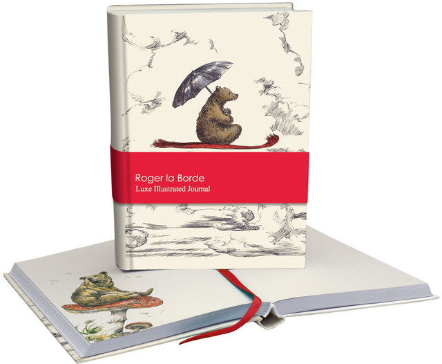 Roger la Borde Flying Bear Illustrated Journal featuring artwork by Elise Hurst