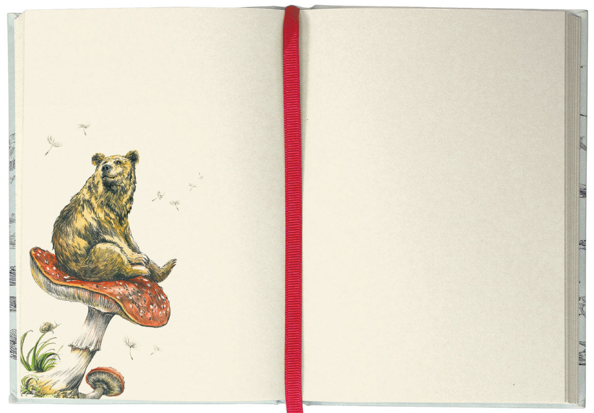 Roger la Borde Flying Bear Illustrated Journal featuring artwork by Elise Hurst