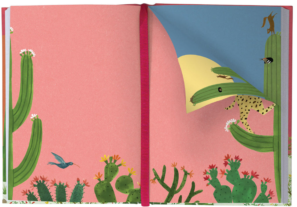 Roger la Borde Cactus Grove Illustrated Journal featuring artwork by Lara Hawthorne