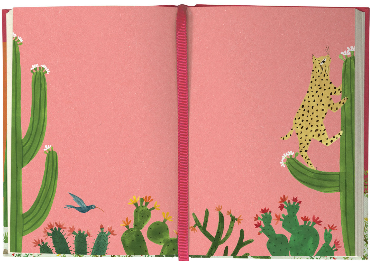 Roger la Borde Cactus Grove Illustrated Journal featuring artwork by Lara Hawthorne