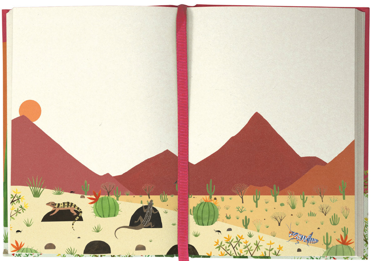 Roger la Borde Cactus Grove Illustrated Journal featuring artwork by Lara Hawthorne