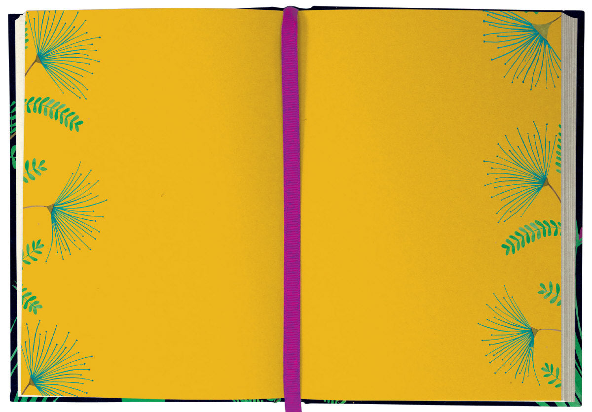 Roger la Borde Night Flower Illustrated Journal featuring artwork by Lara Hawthorne