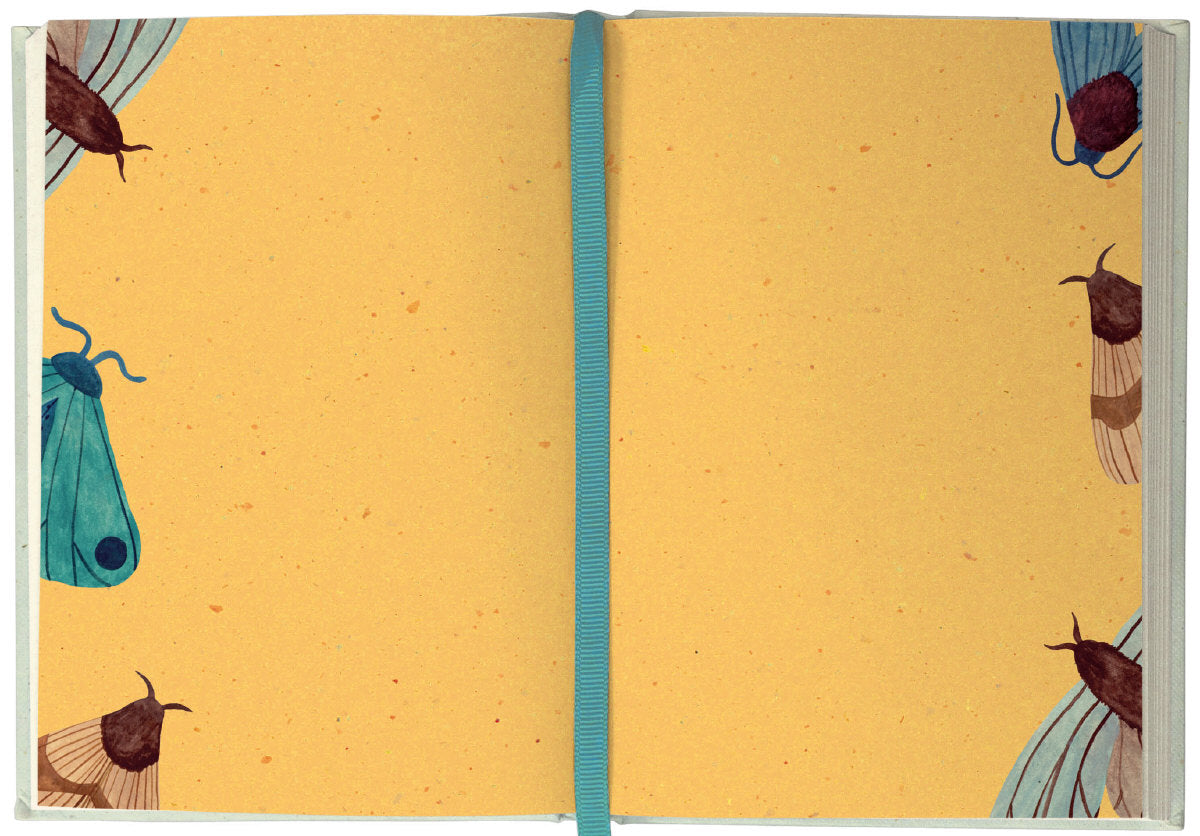 Roger la Borde Flutter and Bloom Illustrated Journal featuring artwork by Karolina Ciechanska