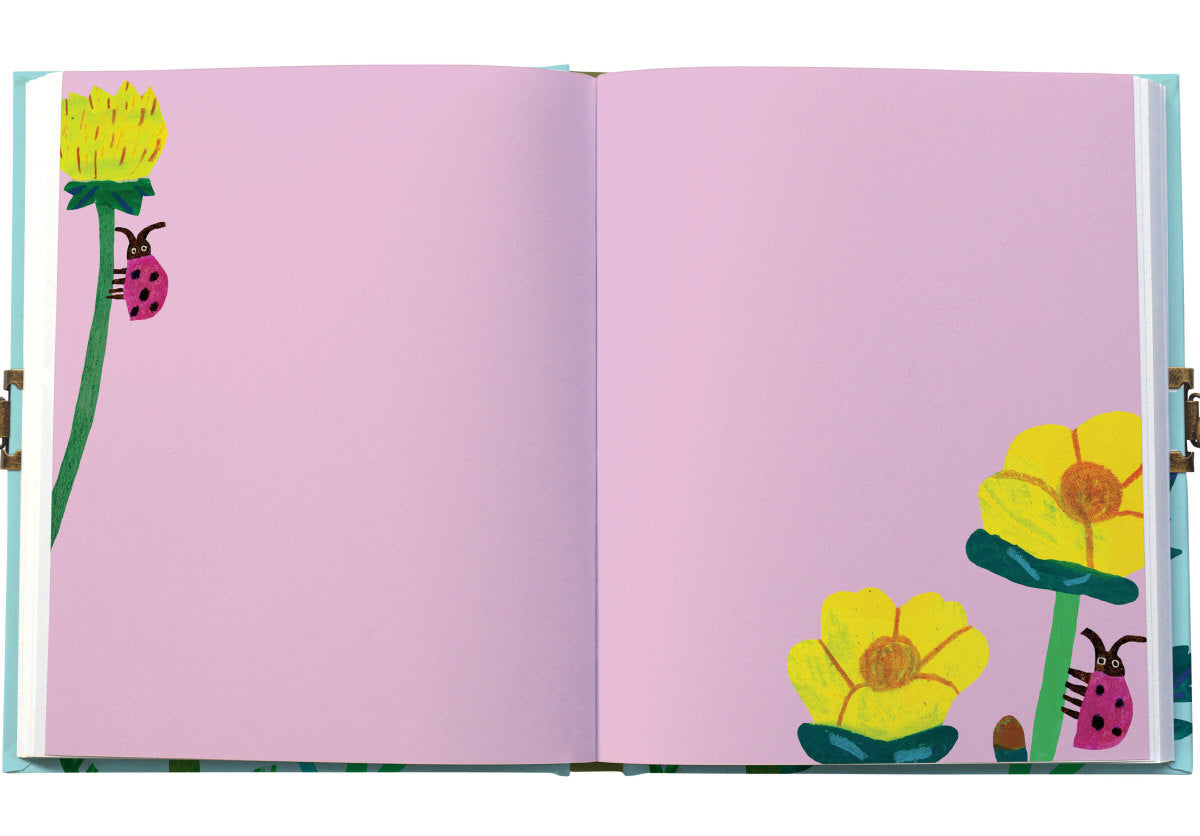 Roger la Borde Honey Lockable Journal featuring artwork by Monika Forsberg