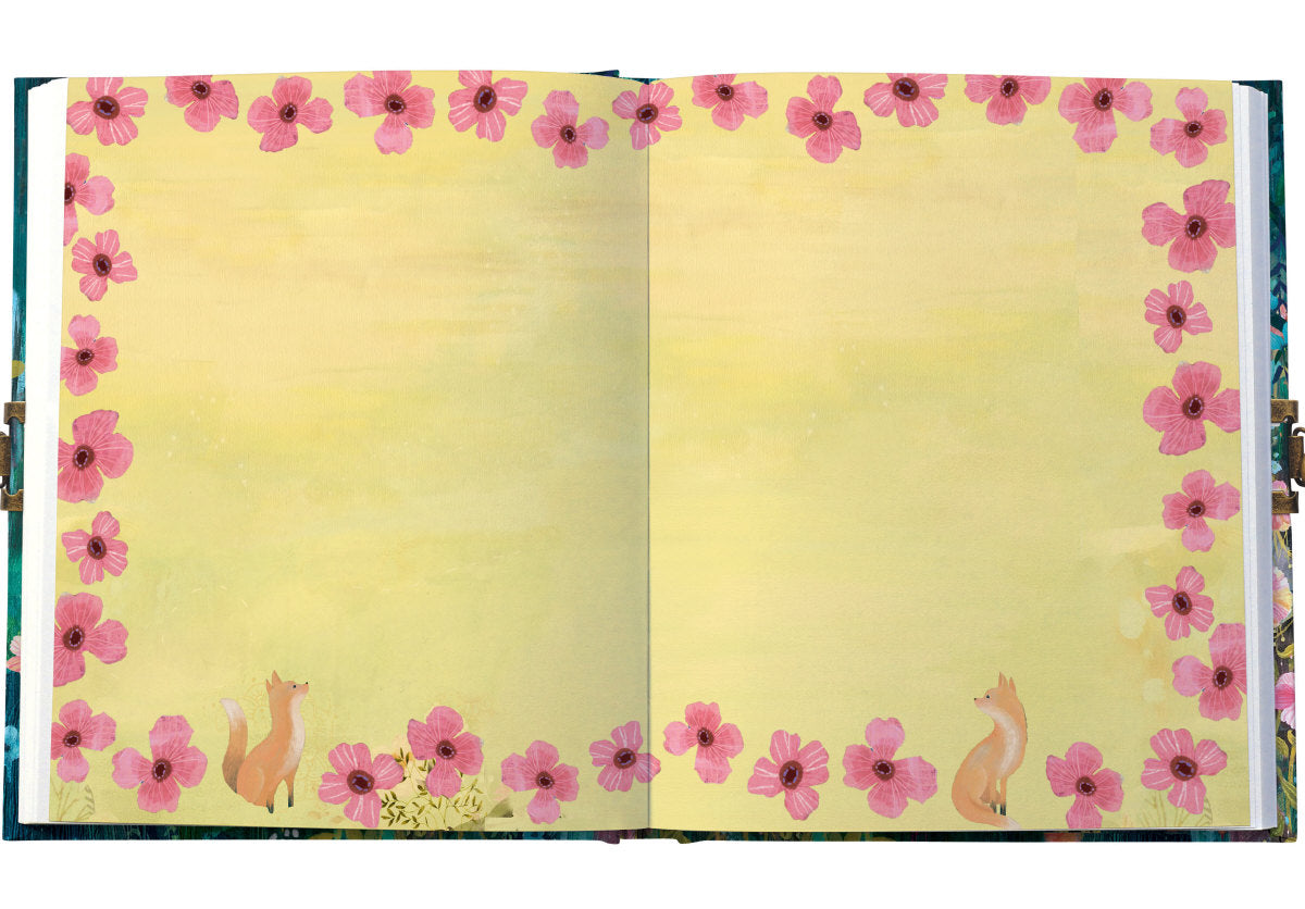 Roger la Borde Moonlit Meadow Lockable Journal featuring artwork by Kendra Binney