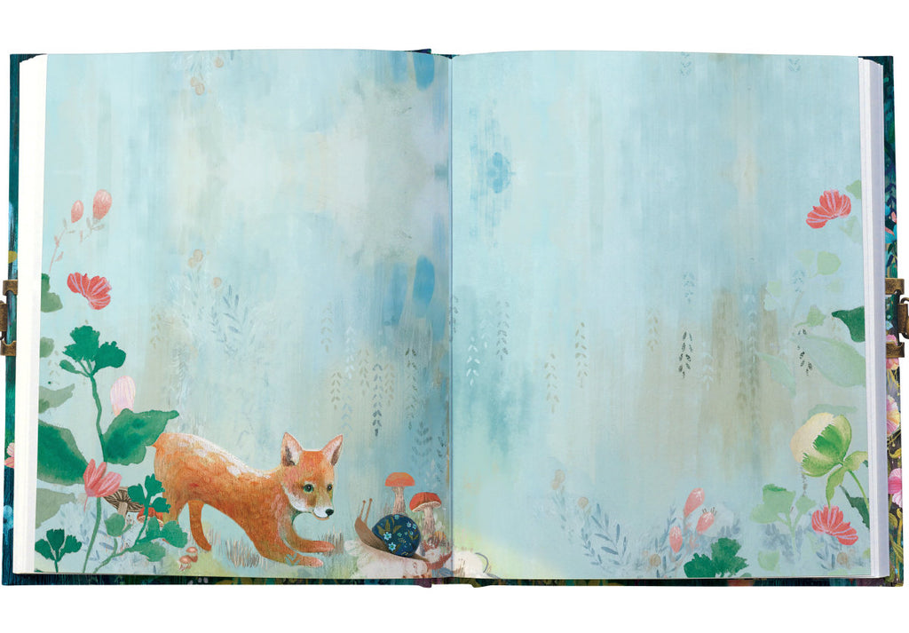 Roger la Borde Moonlit Meadow Lockable Journal featuring artwork by Kendra Binney