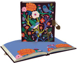 Roger la Borde Birdsong Lockable Journal featuring artwork by Monika Forsberg