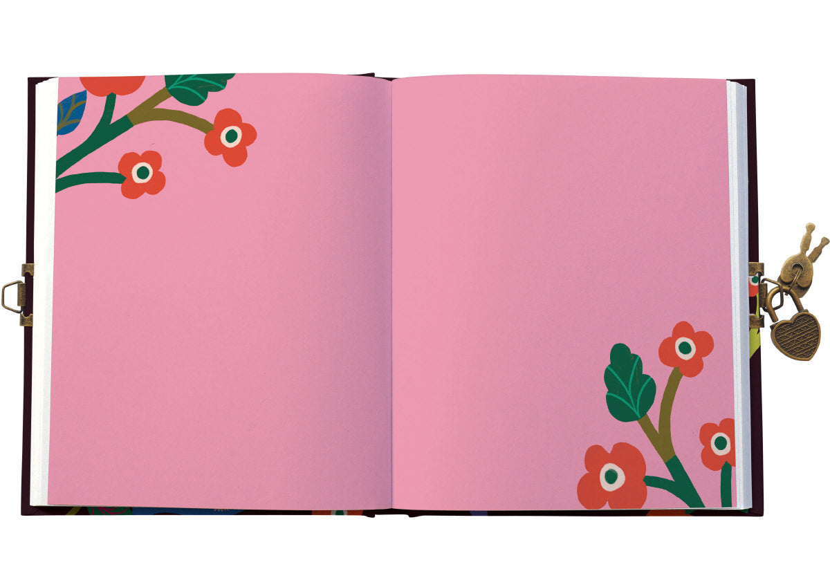 Roger la Borde Birdsong Lockable Journal featuring artwork by Monika Forsberg