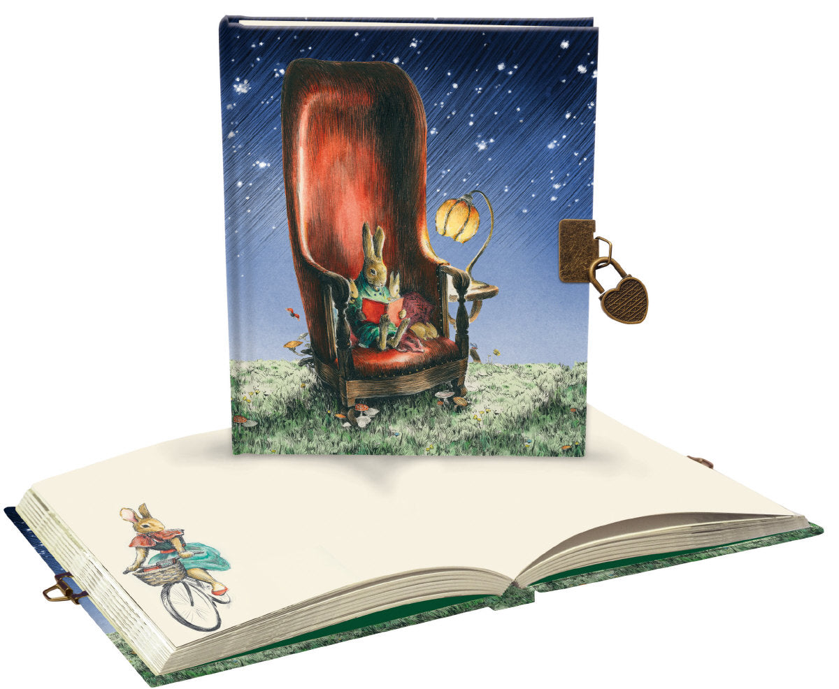 Roger la Borde Storytime Lockable Journal featuring artwork by Elise Hurst