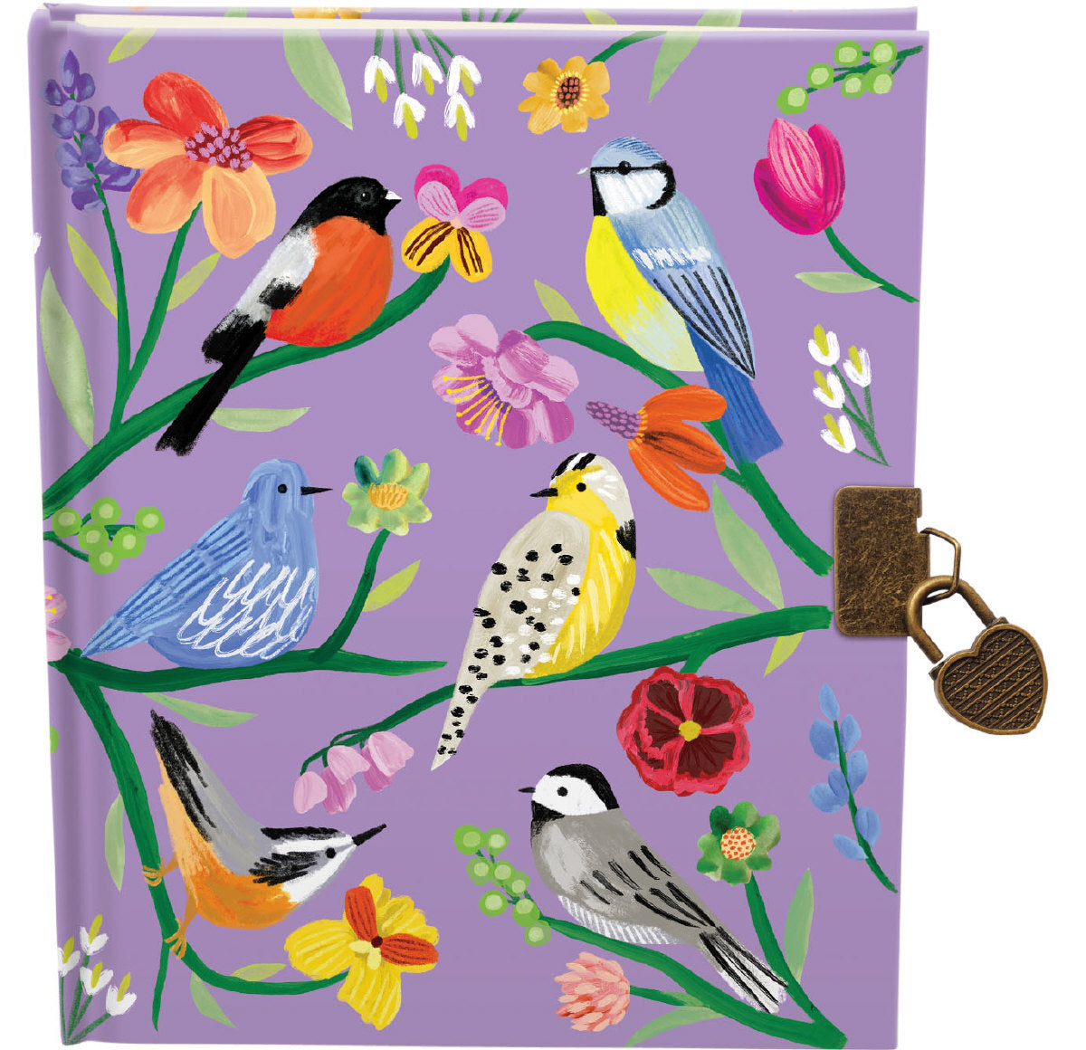 Roger la Borde Birdhaven Lockable Journal featuring artwork by Katie Vernon