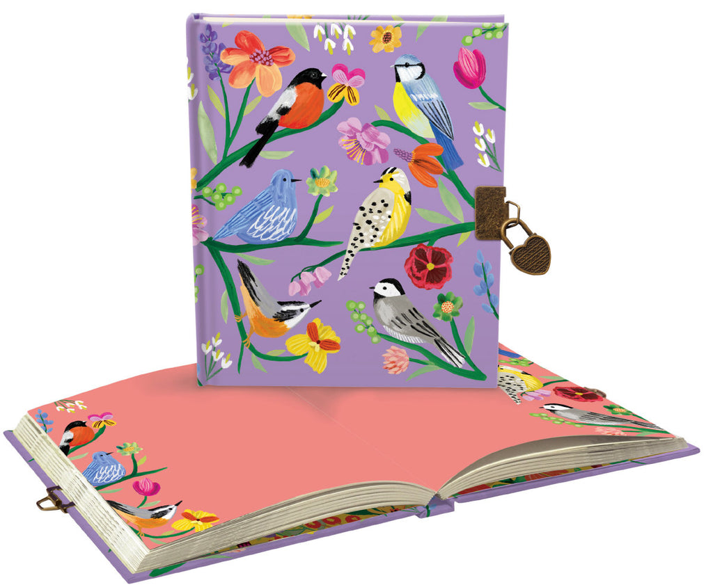 Roger la Borde Birdhaven Lockable Journal featuring artwork by Katie Vernon