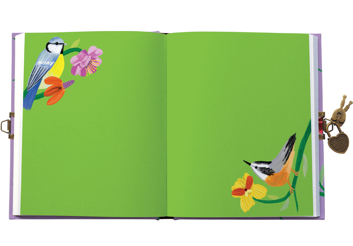 Roger la Borde Birdhaven Lockable Journal featuring artwork by Katie Vernon