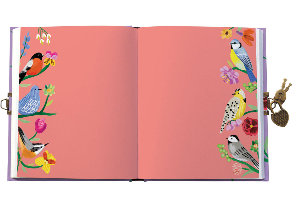 Roger la Borde Birdhaven Lockable Journal featuring artwork by Katie Vernon