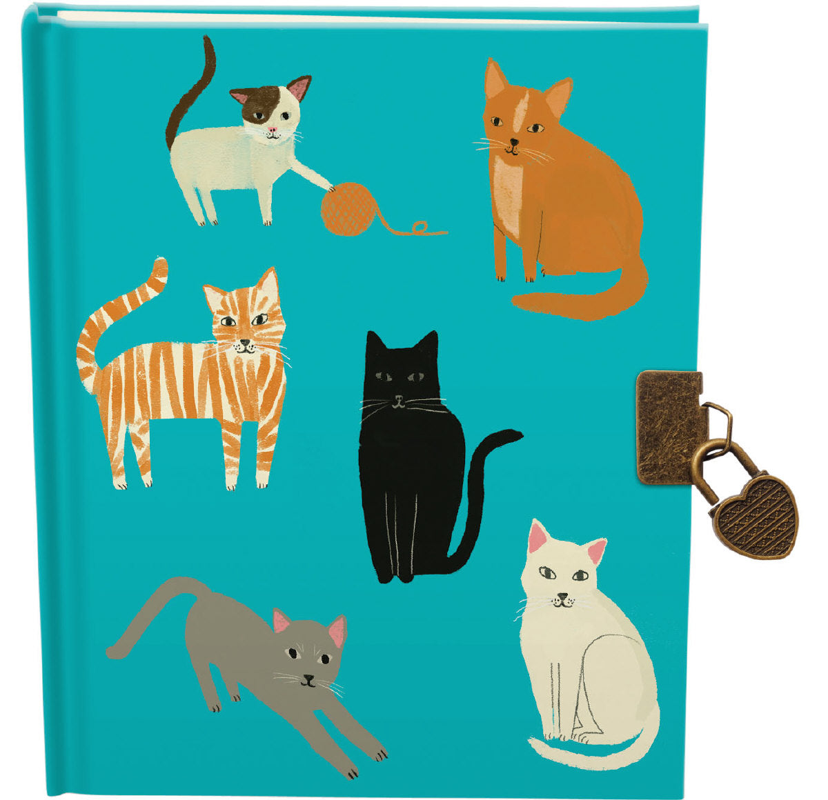 Roger la Borde Pretty Paws Lockable notebook featuring artwork by Anne Bentley