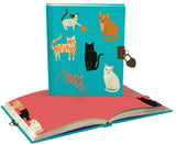 Roger la Borde Pretty Paws Lockable Journal featuring artwork by Anne Bentley