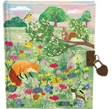 Roger la Borde Meadowland Lockable Journal featuring artwork by Katie Vernon