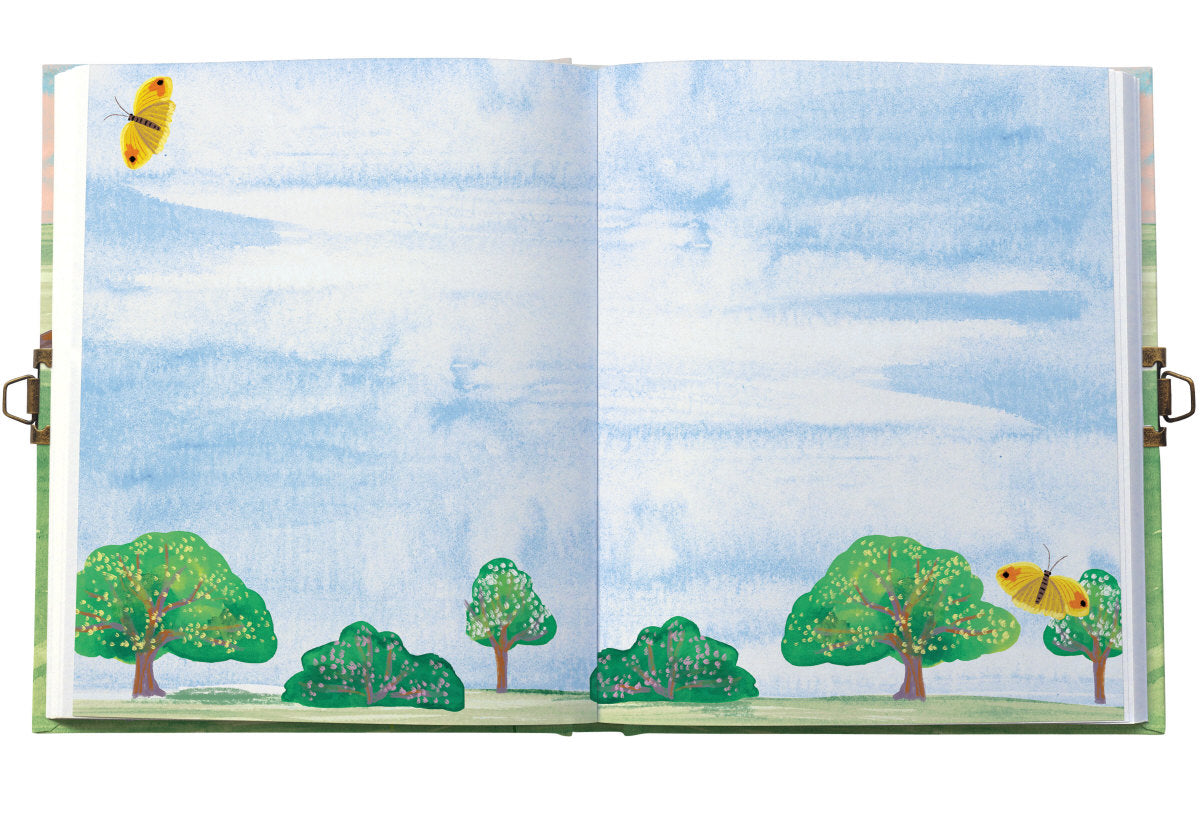 Roger la Borde Meadowland Lockable Journal featuring artwork by Katie Vernon