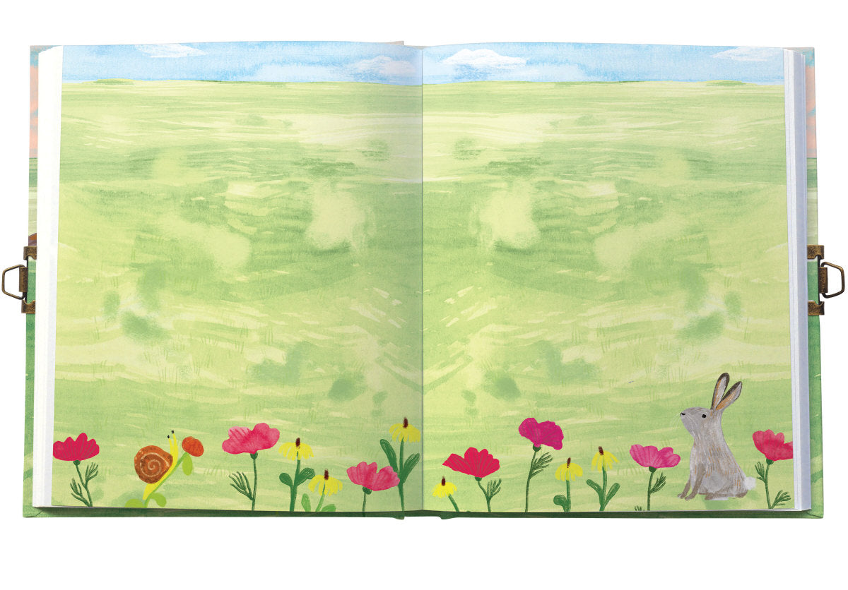 Roger la Borde Meadowland Lockable Journal featuring artwork by Katie Vernon