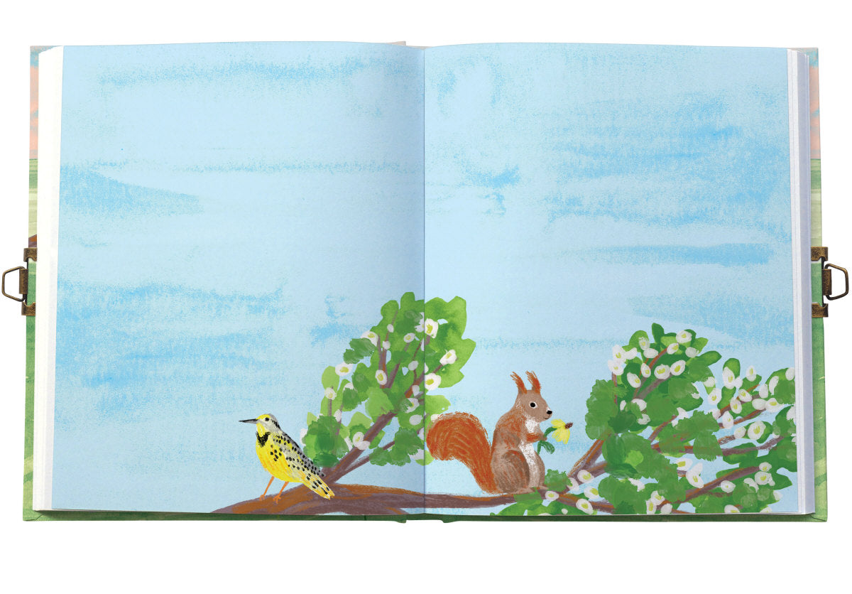 Roger la Borde Meadowland Lockable Journal featuring artwork by Katie Vernon