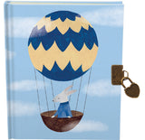 Roger la Borde Flutter and Bloom Lockable Journal featuring artwork by Karolina Ciechanska