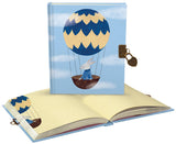 Roger la Borde Flutter and Bloom Lockable Journal featuring artwork by Karolina Ciechanska