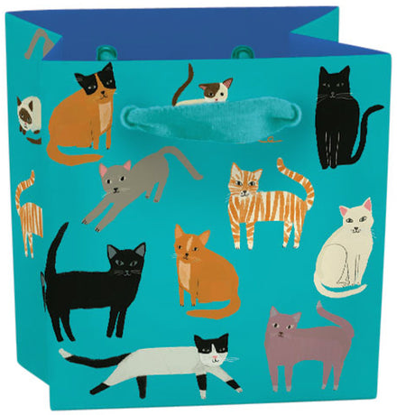 Roger la Borde Pretty Paws Mini Gift Bag featuring artwork by Anne Bentley