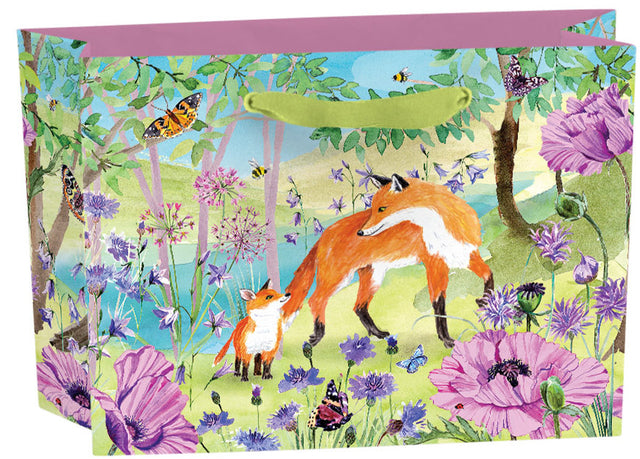 Roger la Borde Sunny and Wild Small Landscape Gift Bag featuring artwork by Fay Ford