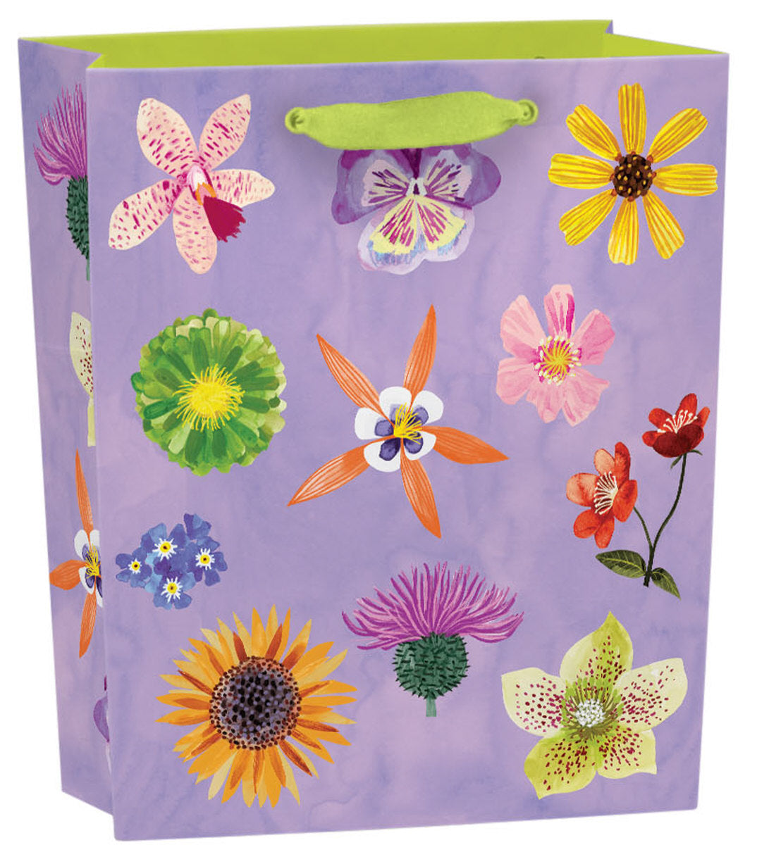 Roger la Borde Floral Supernova Small Gift Bag featuring artwork by Katie Vernon