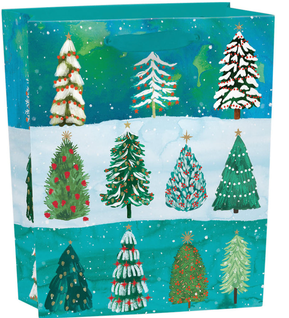 Roger la Borde Wild Winter Forest Small Gift Bag featuring artwork by Katie Vernon