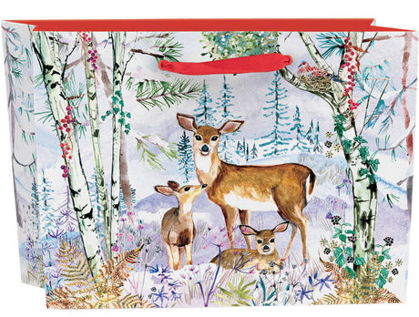 Roger la Borde Wild Winters Song Large Landscape Gift Bag featuring artwork by Fay Ford