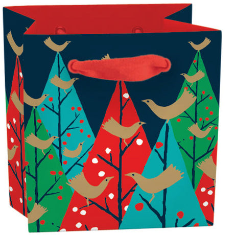 Roger la Borde Brilliant Birds Mini Gift Bag featuring artwork by Roger la Borde