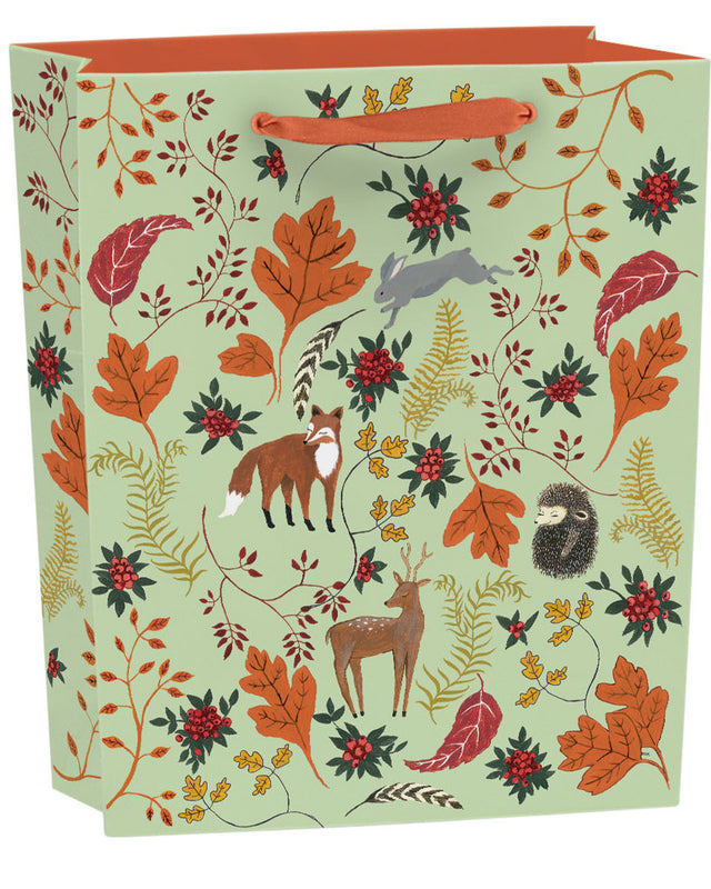 Roger la Borde Golden Bough Medium Gift Bag featuring artwork by Rebecca Rebouche
