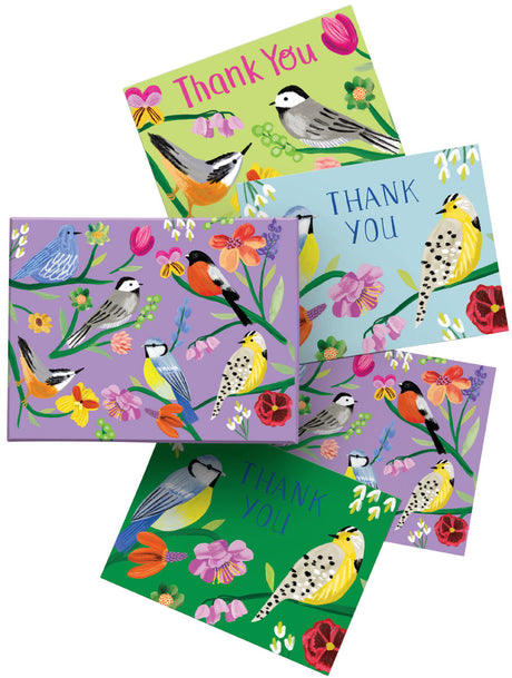 Roger la Borde Birdhaven Chic Notecard Box featuring artwork by Katie Vernon