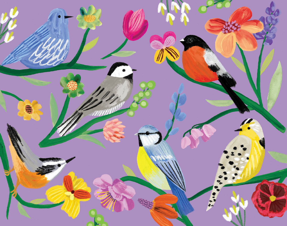 Roger la Borde Birdhaven Chic Notecard Box featuring artwork by Katie Vernon