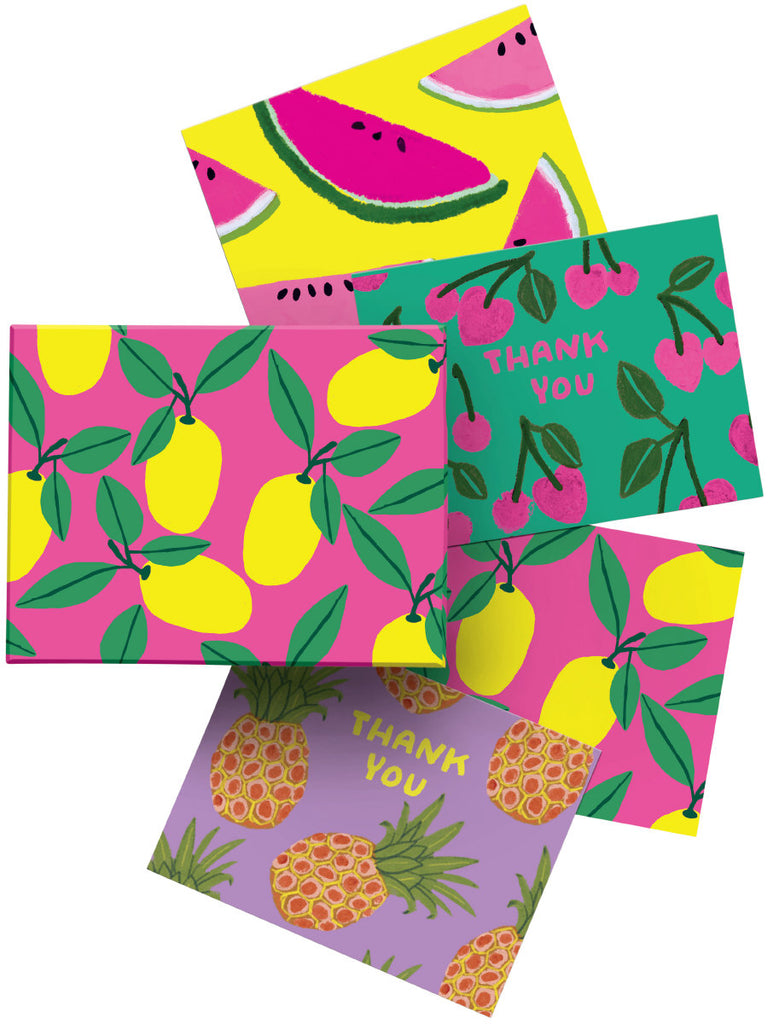 Roger la Borde Cute Fruit Chic Notecard Box featuring artwork by Anne Bentley