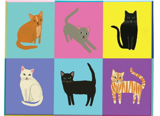 Roger la Borde Cat Etiquette Chic Notecard Box featuring artwork by Anne Bentley