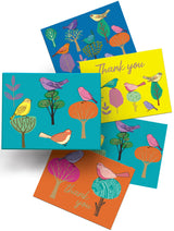 Roger la Borde Modern Birds Chic Notecard Box featuring artwork by Repeat Repeat