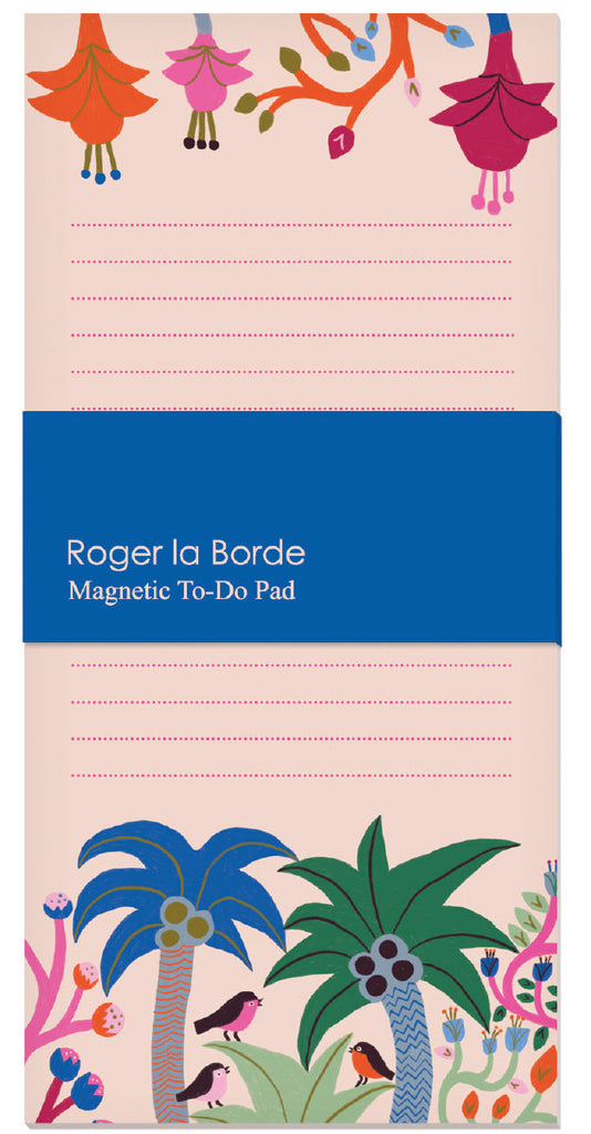 Roger la Borde Starflower To-Do Notepad featuring artwork by Monika Forsberg