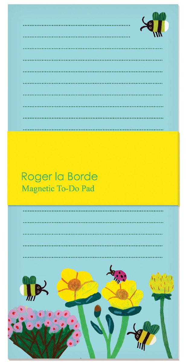 Roger la Borde Honey To-Do Notepad featuring artwork by Monika Forsberg