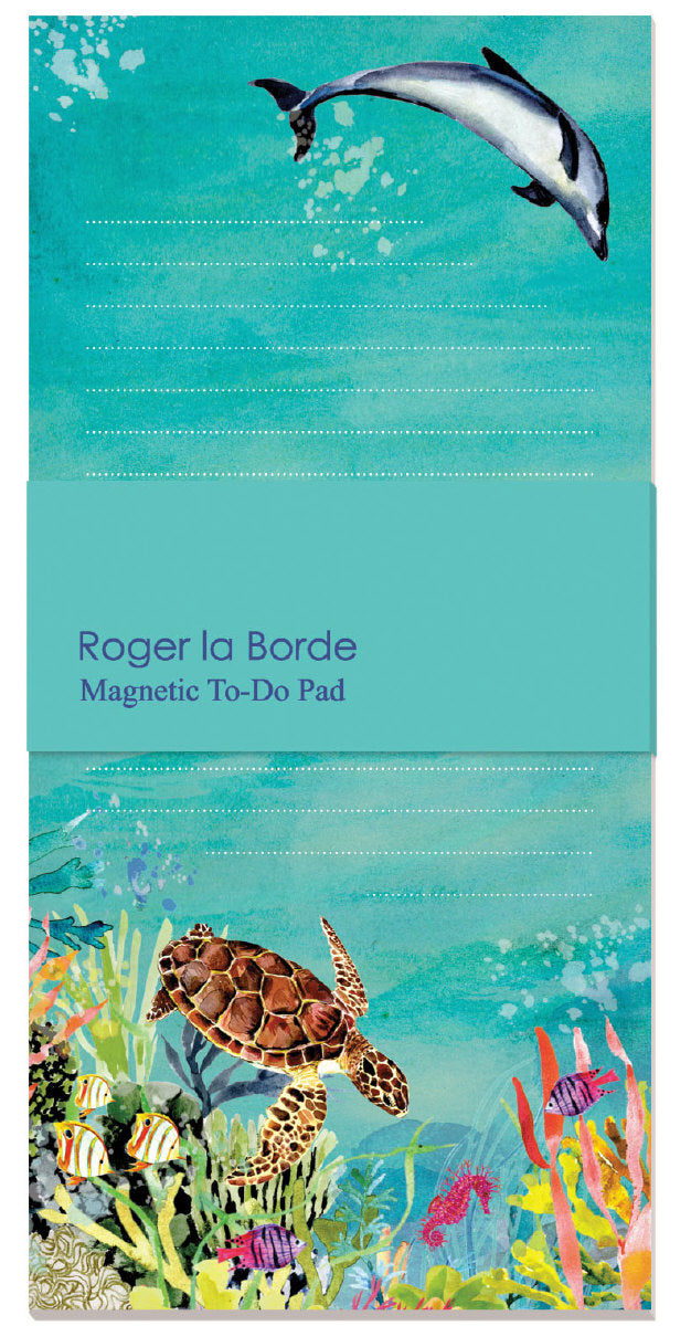 Roger la Borde Oceania To-Do Notepad featuring artwork by Fay Ford